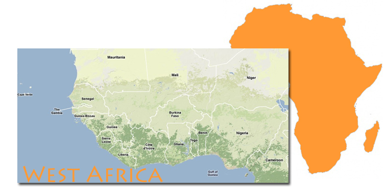 West Africa Map